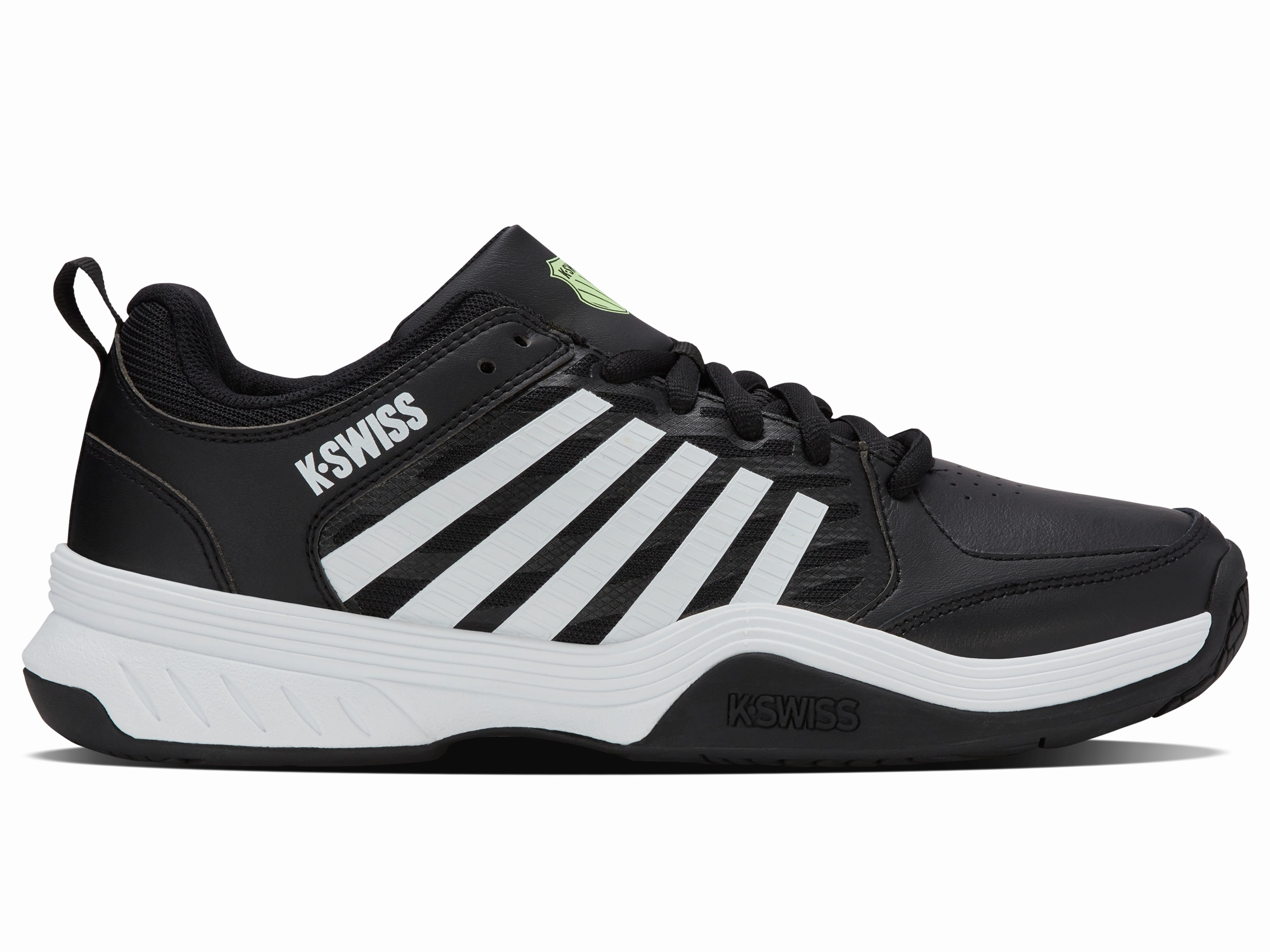 04428-064-M | COURT EXPRESS 2 | BLACK/WHITE/SOFT NEON GREEN Wide Base Design