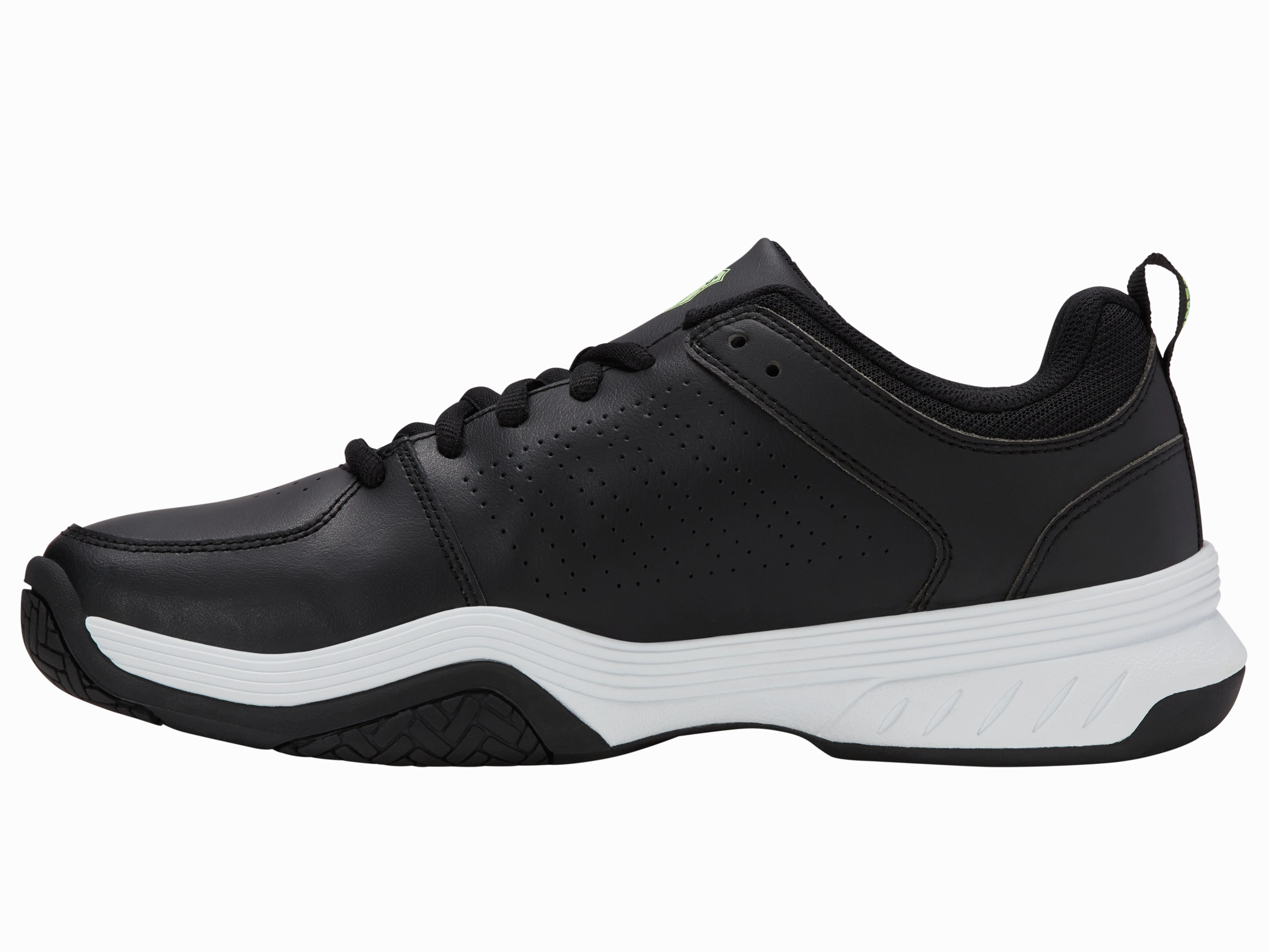 04428-064-M | COURT EXPRESS 2 | BLACK/WHITE/SOFT NEON GREEN Neutral Stride Anti slip surface