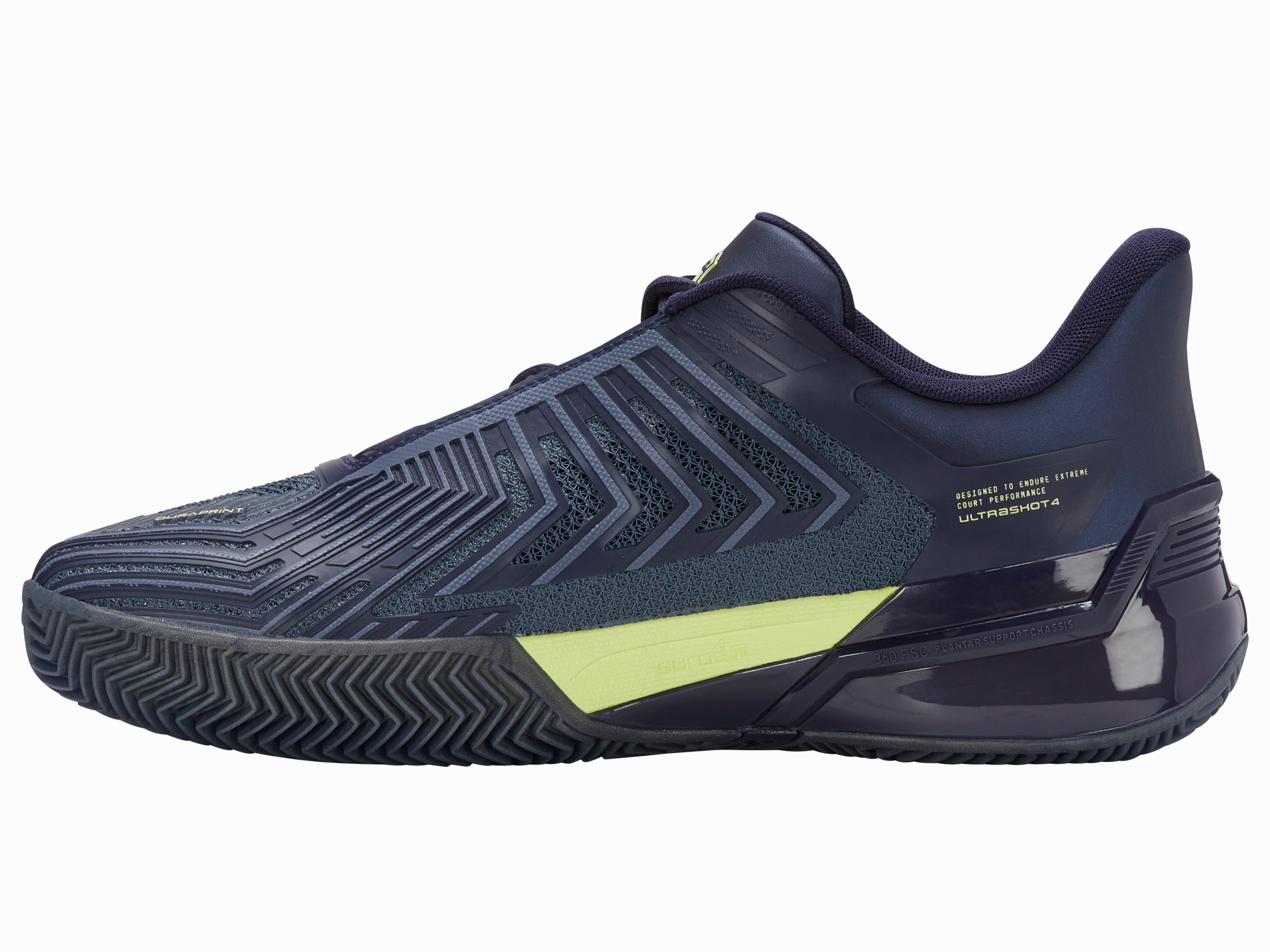 04438-425-M | ULTRASHOT 4 CLAY | VINTAGE INDIGO/NAVAL ACADEMY/LUMINARY GREEN Tapered Heel Design