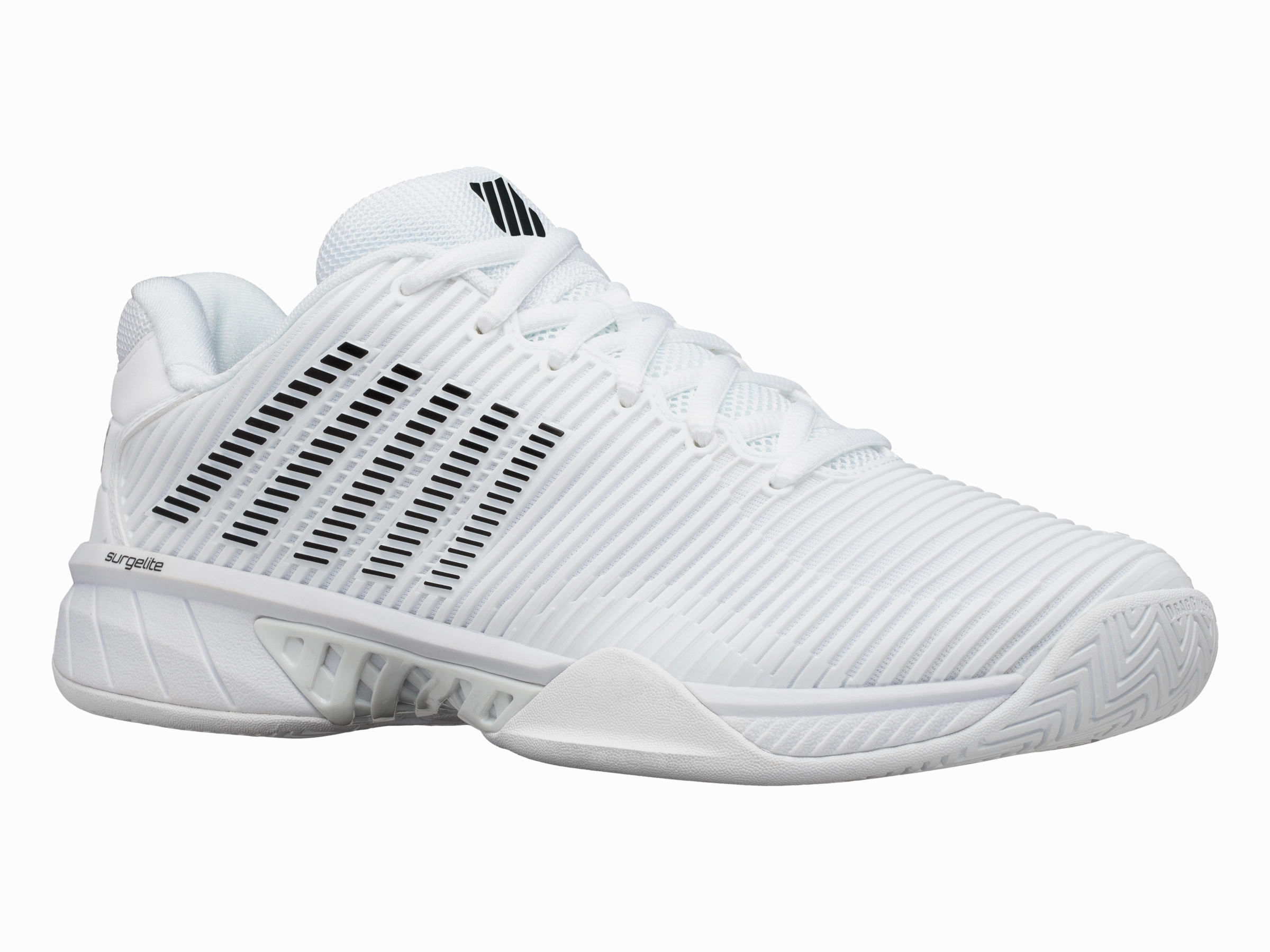 06613-102-M | HYPERCOURT EXPRESS 2 | WHITE/BLACK Comfort Soles
