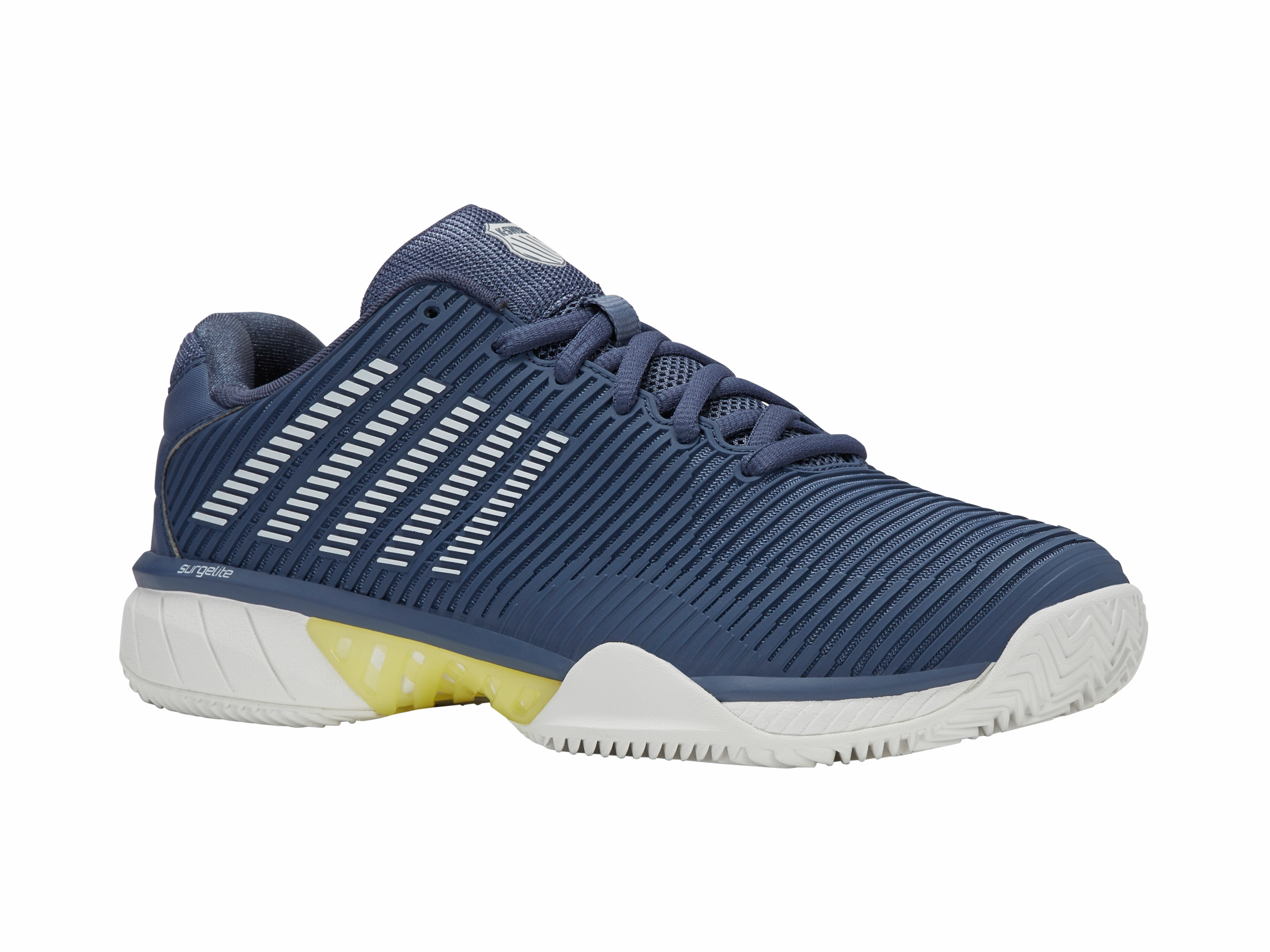 06614-464-M | HYPERCOURT EXPRESS 2 CLAY | VINTAGE INDIGO/BLANC DE BLANC/LUMINARY GREEN Padded Arch