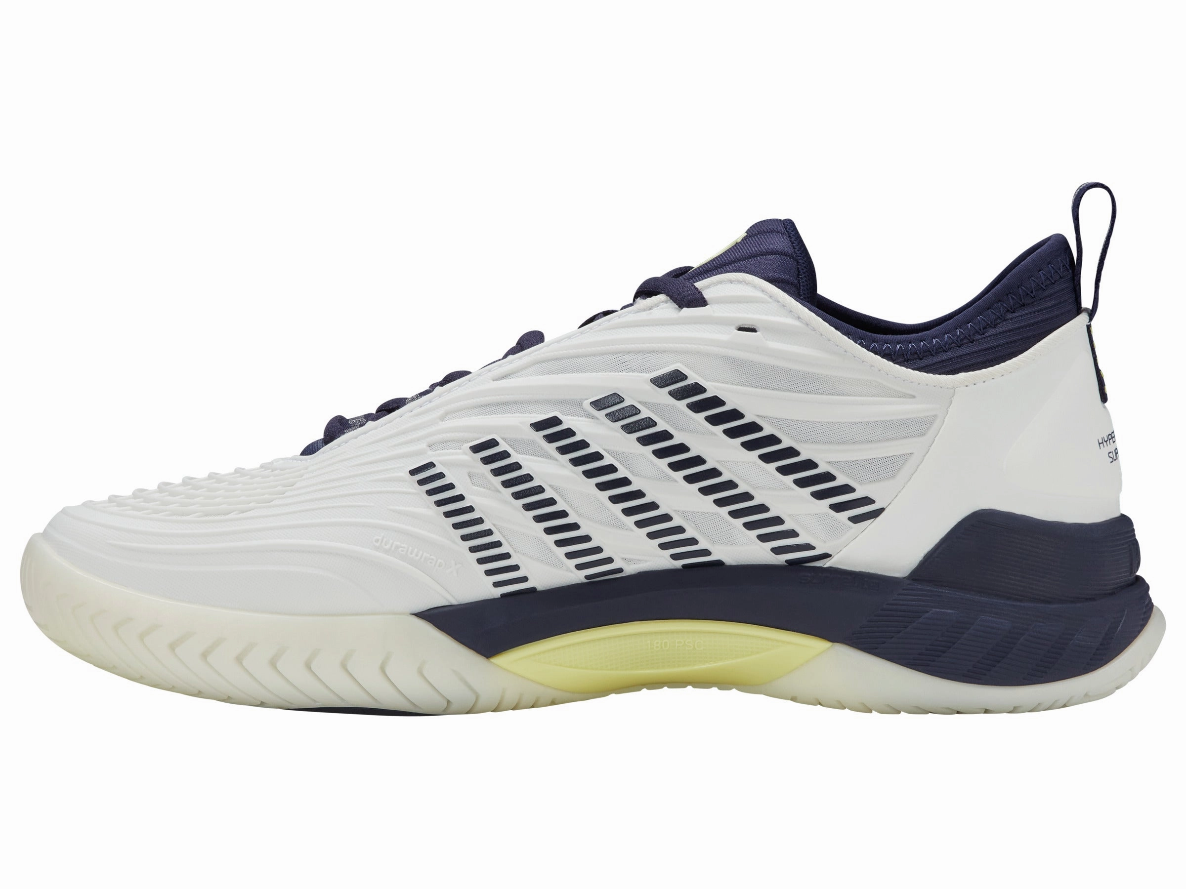 Sporty Look Multi Density Foam Layering 09071-171-M | HYPERCOURT SUPREME 2 | BLANC DE BLANC/NAVAL ACADEMY/LUMINARY GREEN