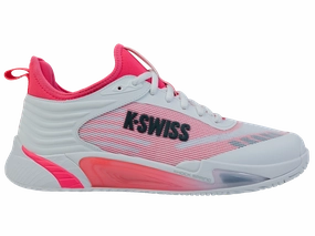 09494-106-M | HYPERCOURT PINNACLE | WHITE/NEON BLAZE/STARGAZER Mid Foot Lockdown Responsive Use