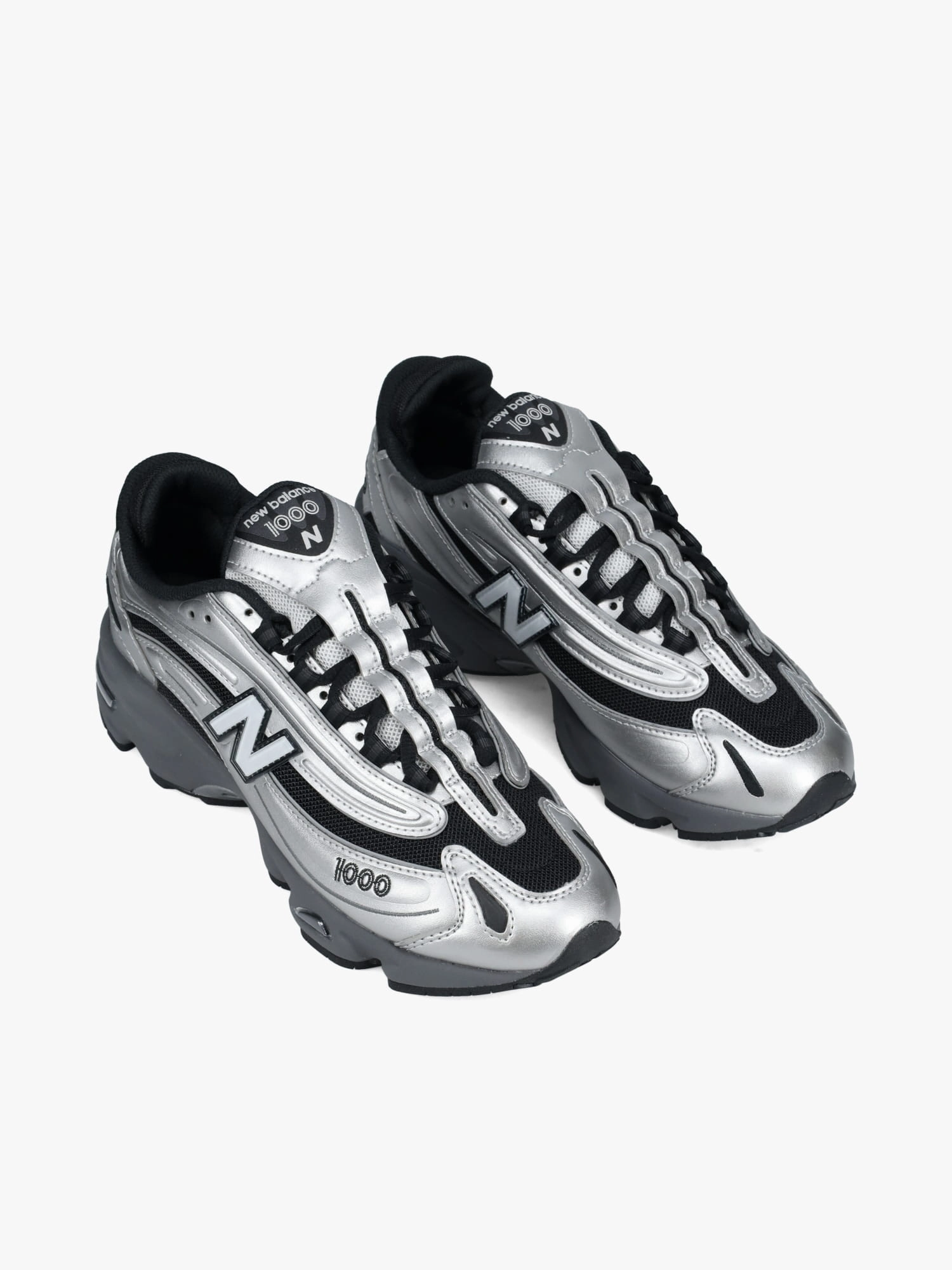 1000 Silver Leather Pressure Mapped Outsole