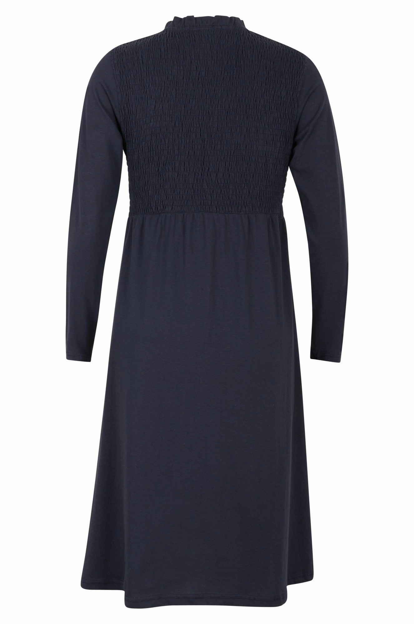 Cap-Sleeve 100% Cotton Dress | NAVY | 3411B1