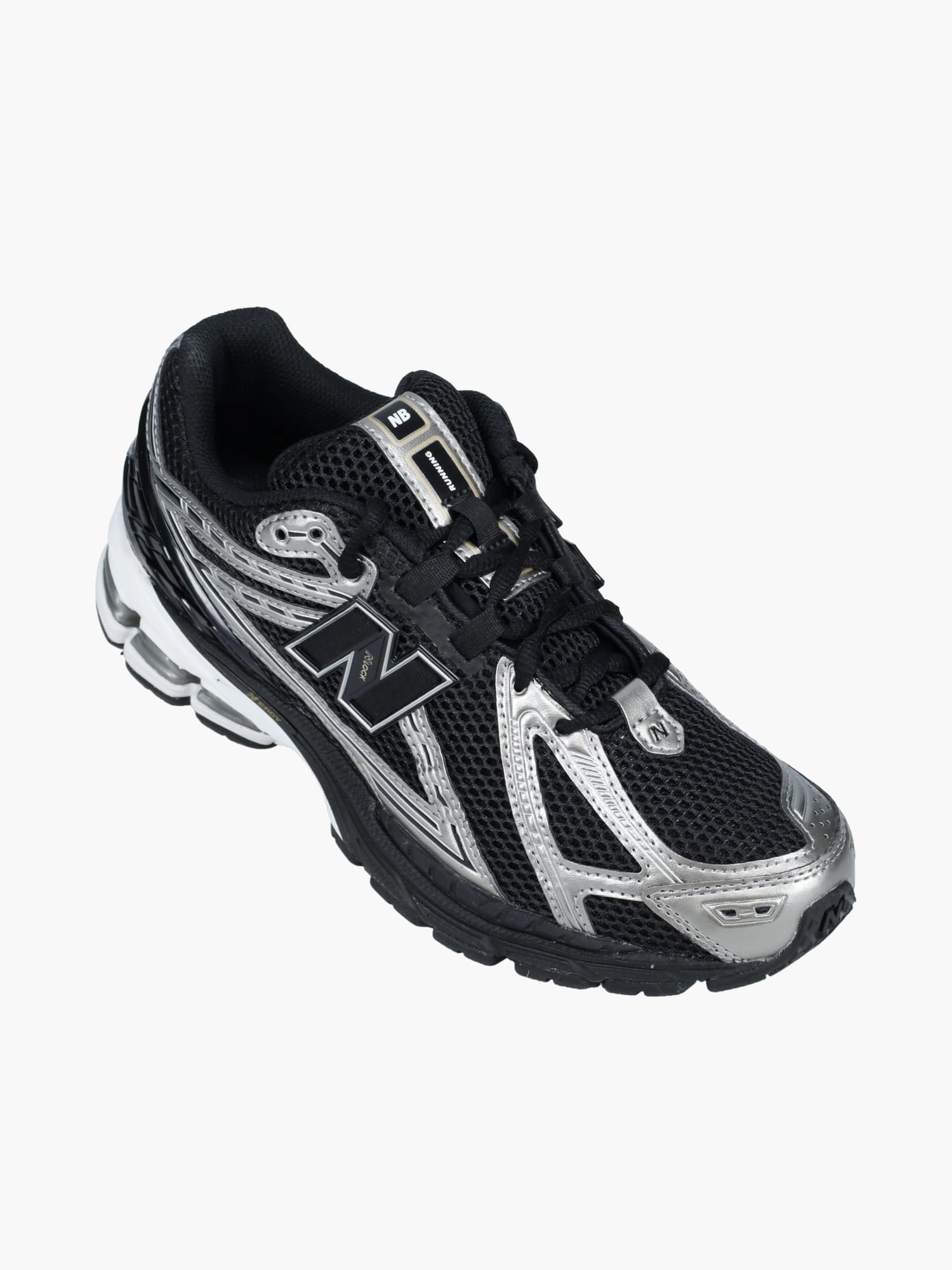 1906r Black Silver mesh Leather Bonded Seamless Construction Torsion Control Plate