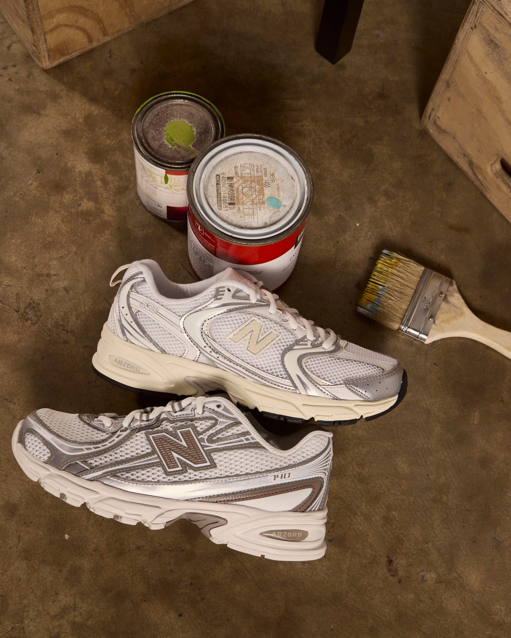 740 Sea Salt Mushroom Casual grip Oversized Tongue