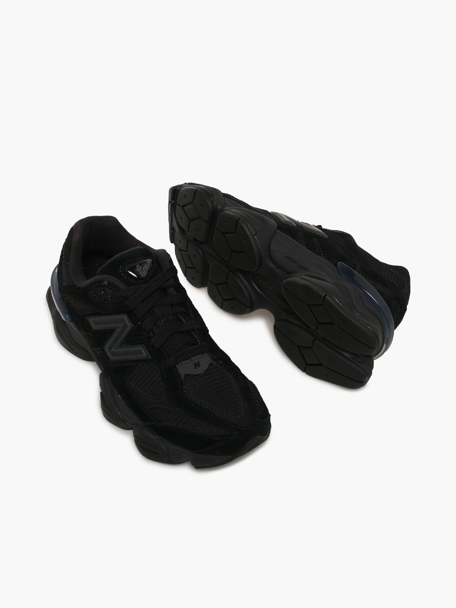 9060 Triple Black Suede Anti fungal