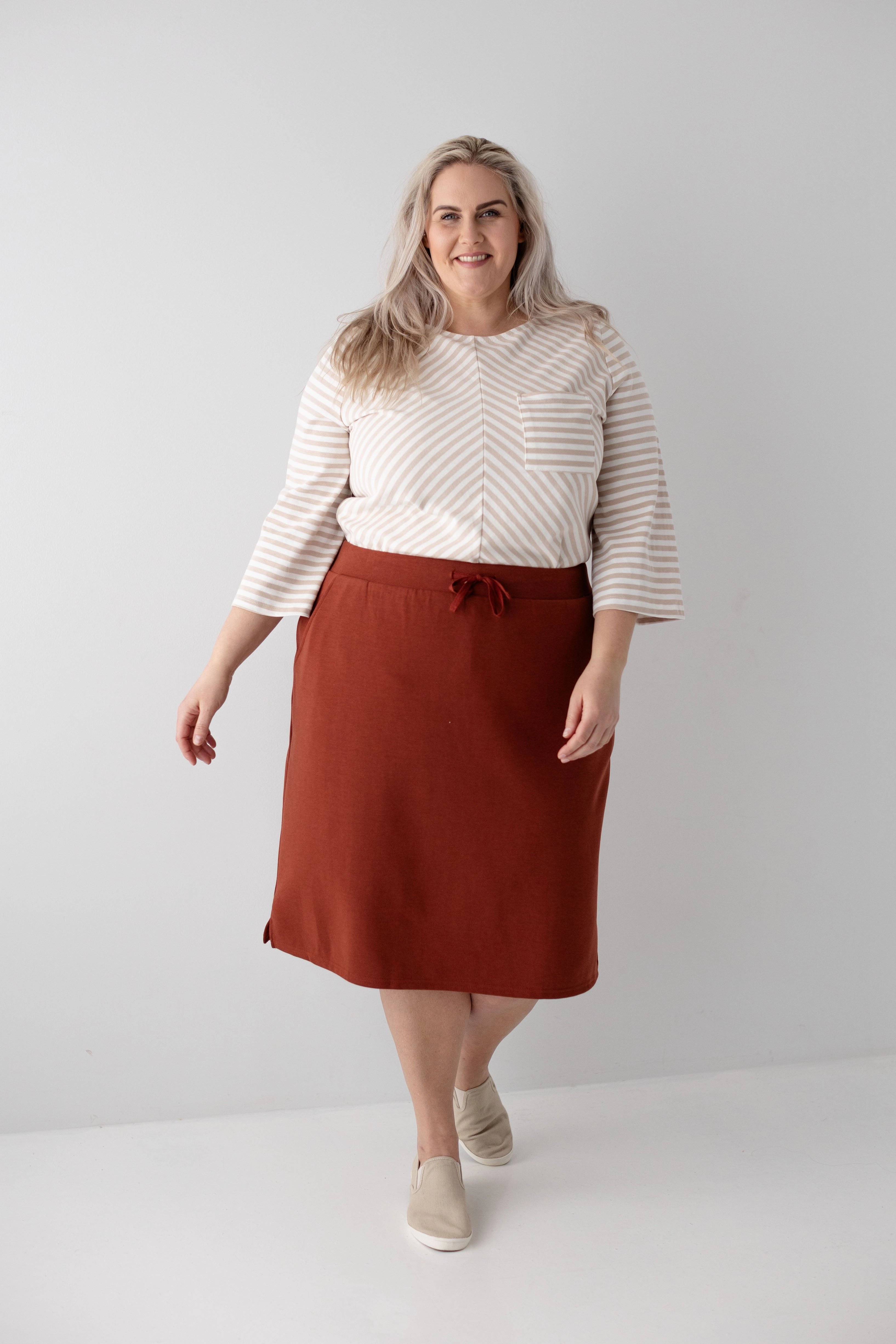 'Lauren' Everyday Knit Skirt FINAL SALE City Mood