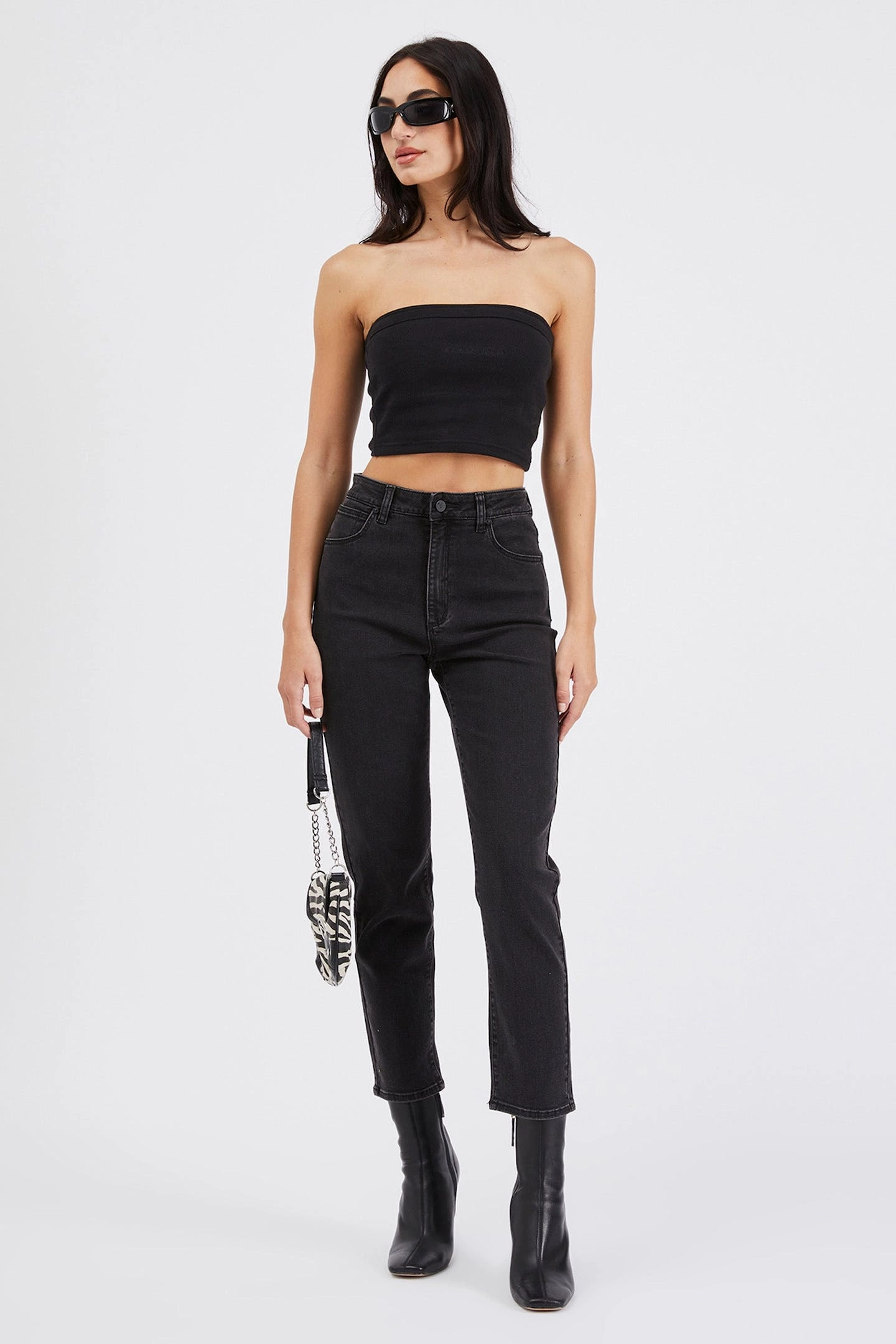 Slimming Effect Brushed Inner Layer Abrand 94 High Slim 90210 Jean