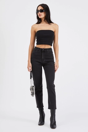 Slimming Effect Brushed Inner Layer Abrand 94 High Slim 90210 Jean