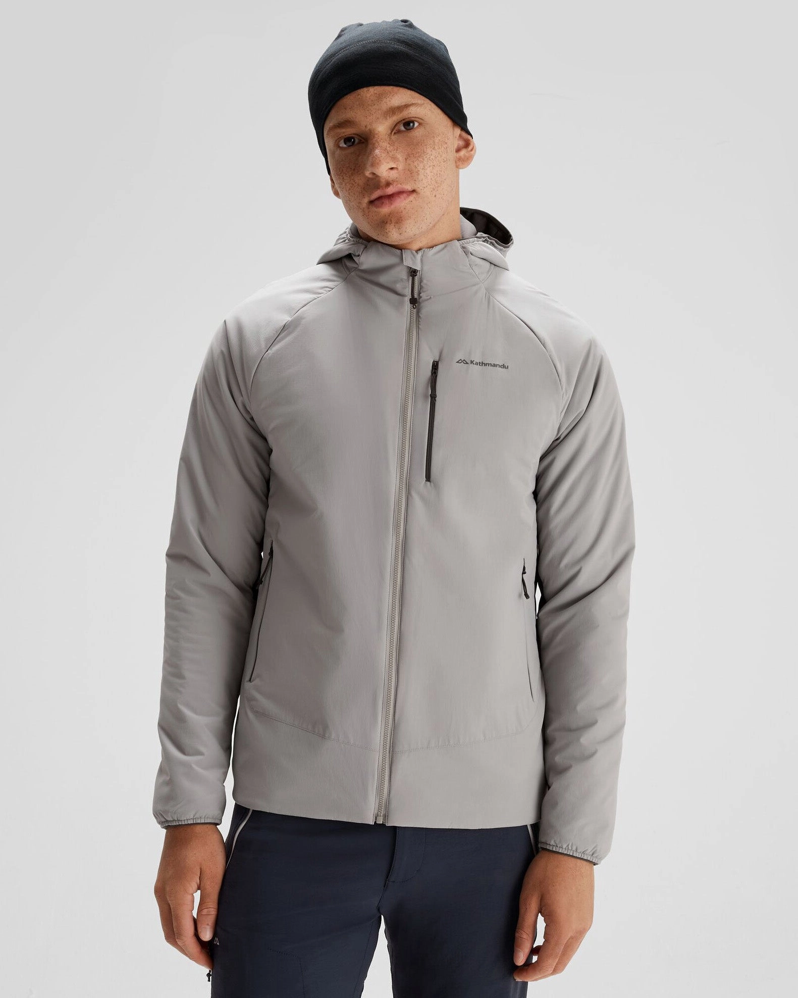 Odor control Men's Seeker PrimaLoft? Active Hooded Jacket - Steel Grey
