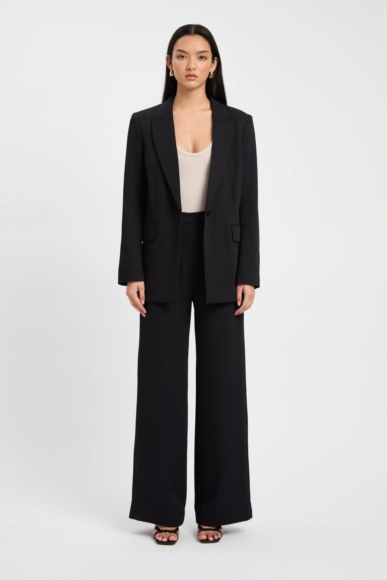 Oyster Tux Blazer Easy Care Material