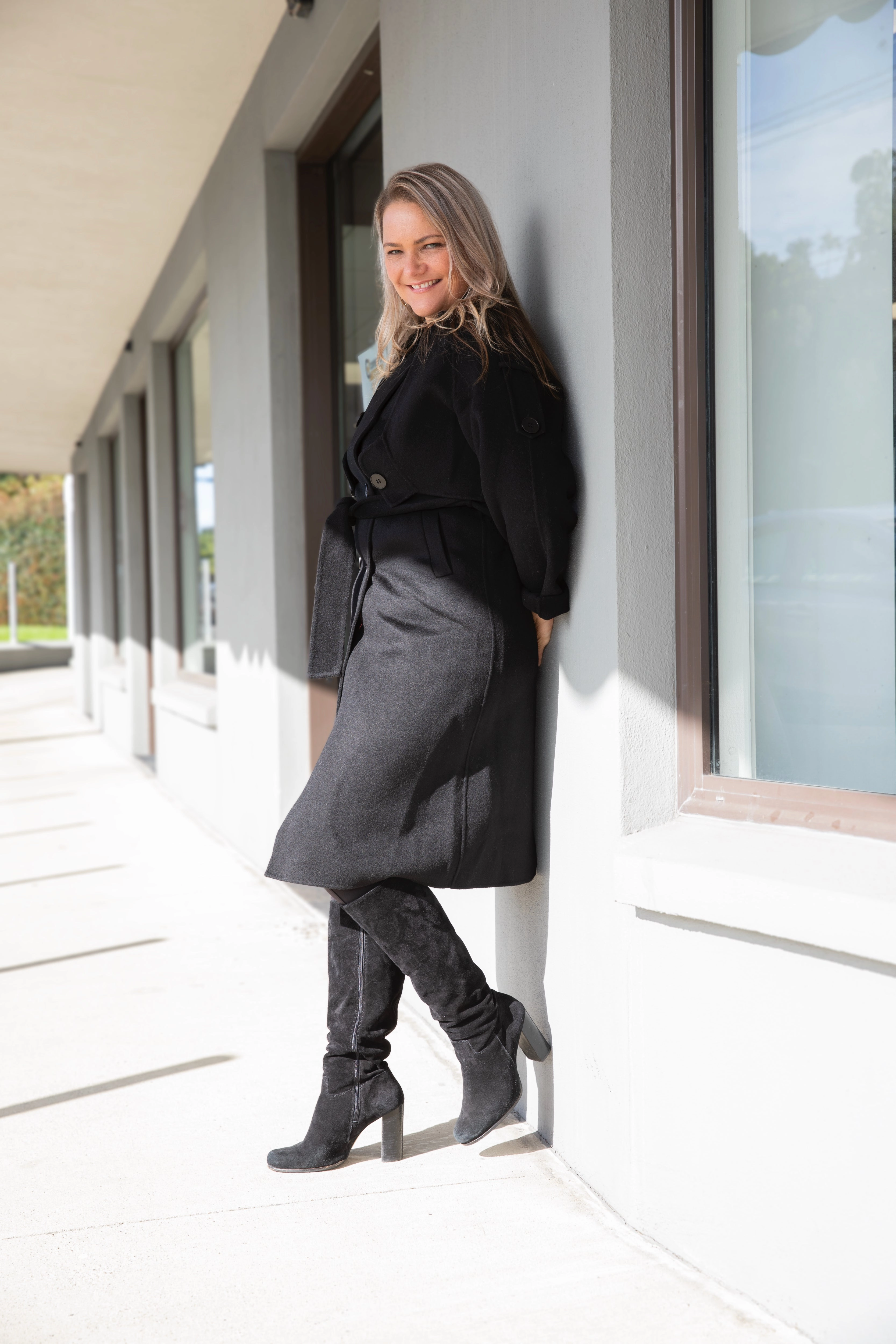 Fringe Detail Birds of a Feather - BOAF113 Josie Wool Coat - Exclusive