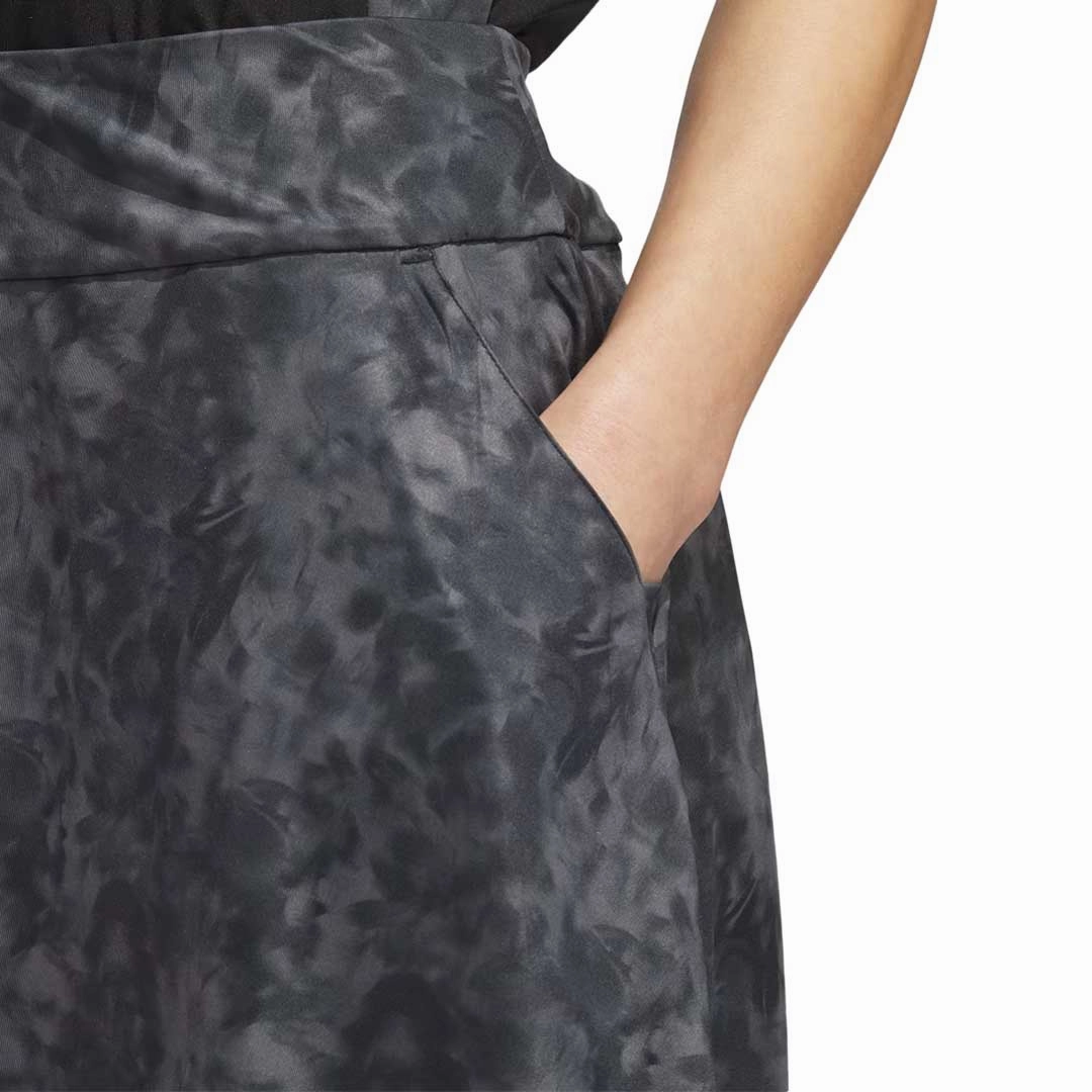 adidas - Women's Essentials Printed Golf Skort (HY7179) Breathable mesh lining Utility Ready