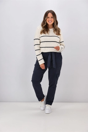 Breathable Active Wear Elm Dahlia Cargo Pant Navy