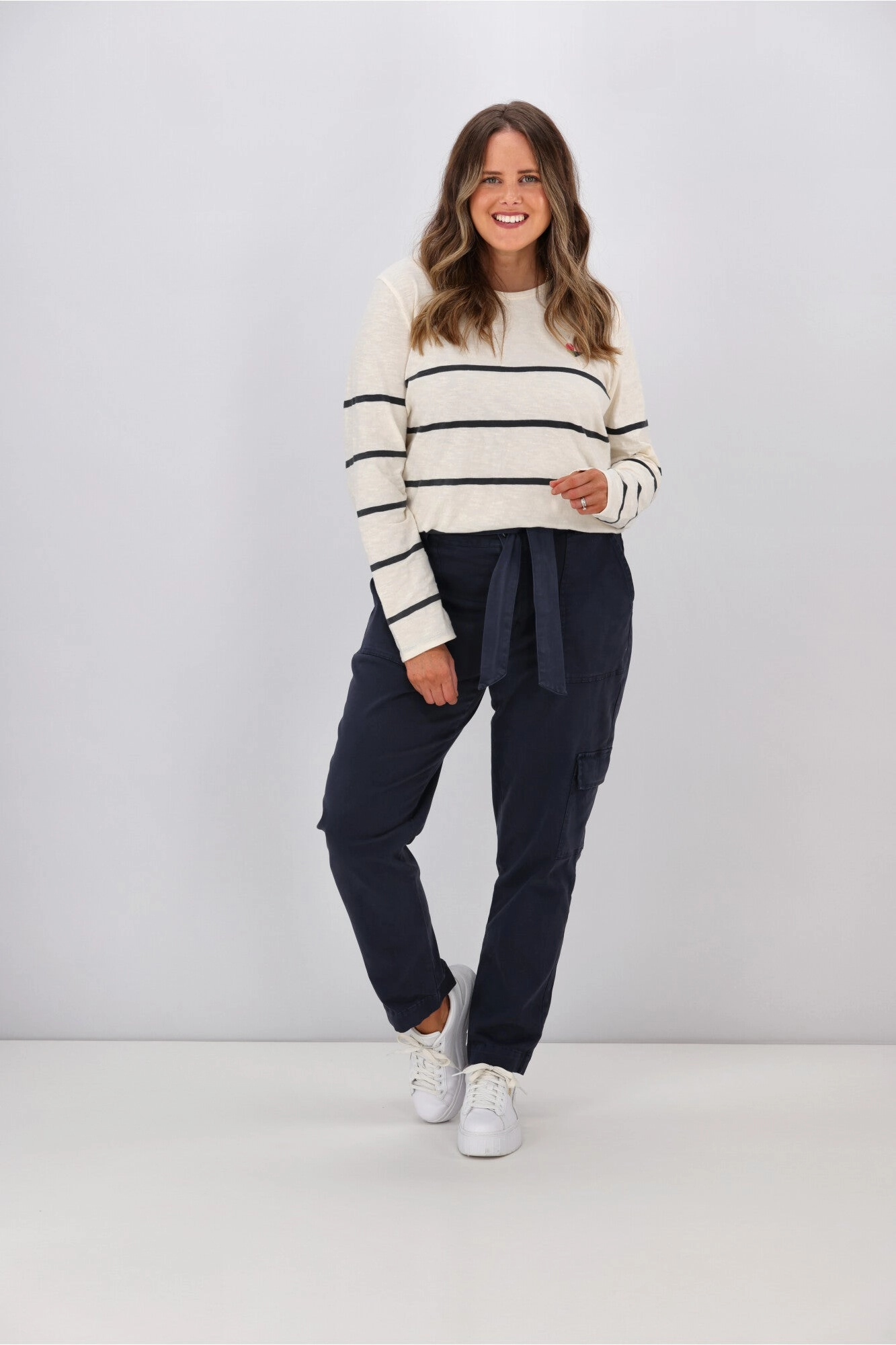 Breathable Active Wear Elm Dahlia Cargo Pant Navy