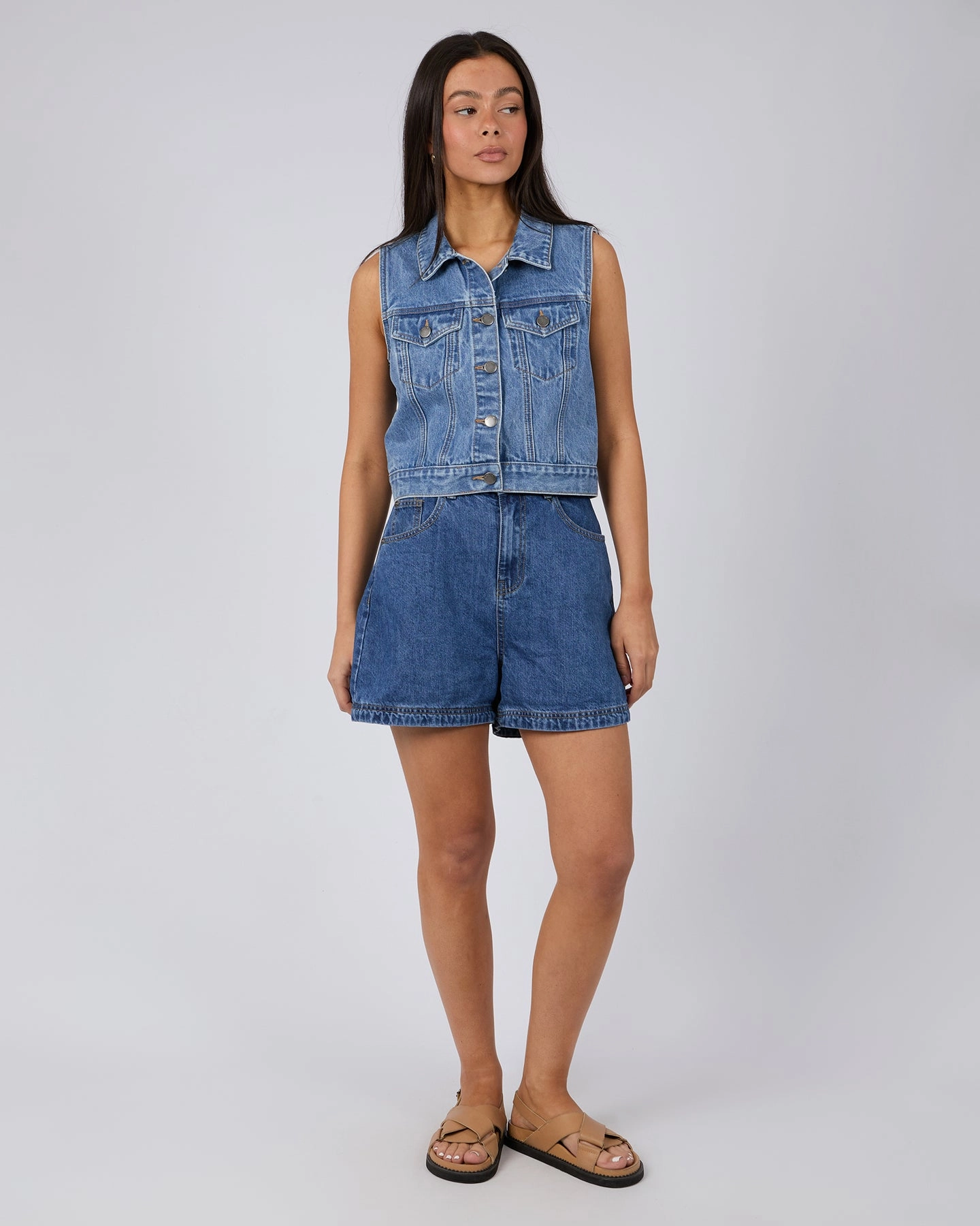 All About Eve Josie Short Heritage Blue Day Wear