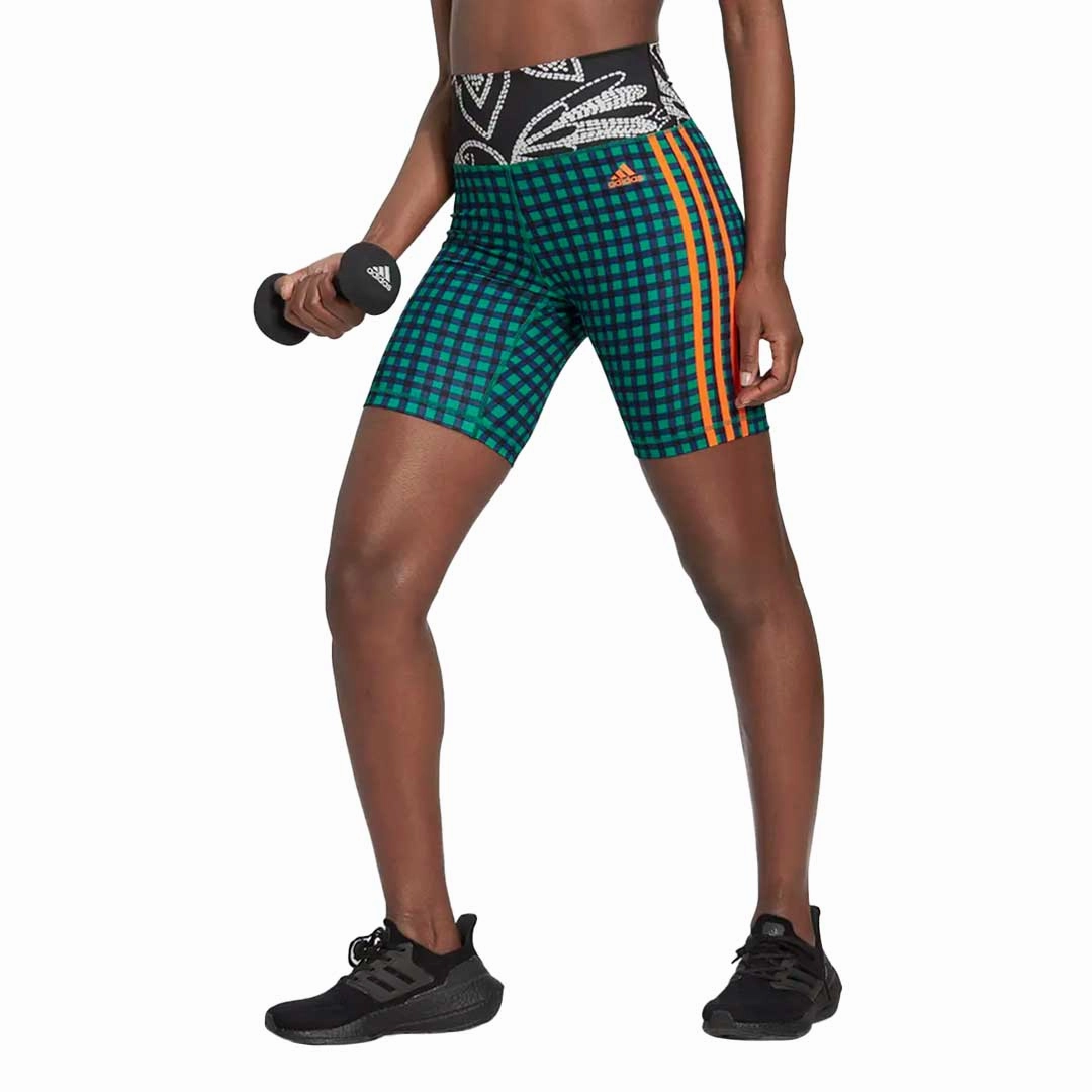 Cool Comfort adidas - Women's adidas x FARM Rio Biker Shorts (HN3899)