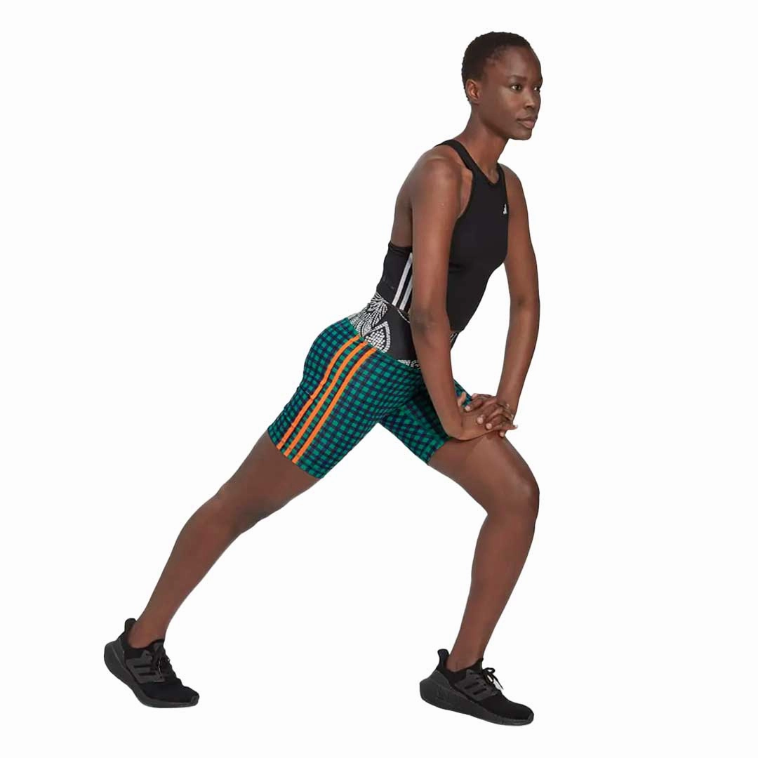 adidas - Women's adidas x FARM Rio Biker Shorts (HN3899) Anti Slip Waistband