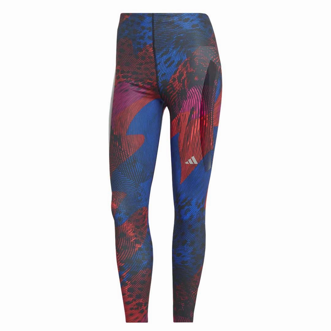 Comfort Style adidas - Women's Adizero Running Allover Print 7/8 Leggings (HS5433)