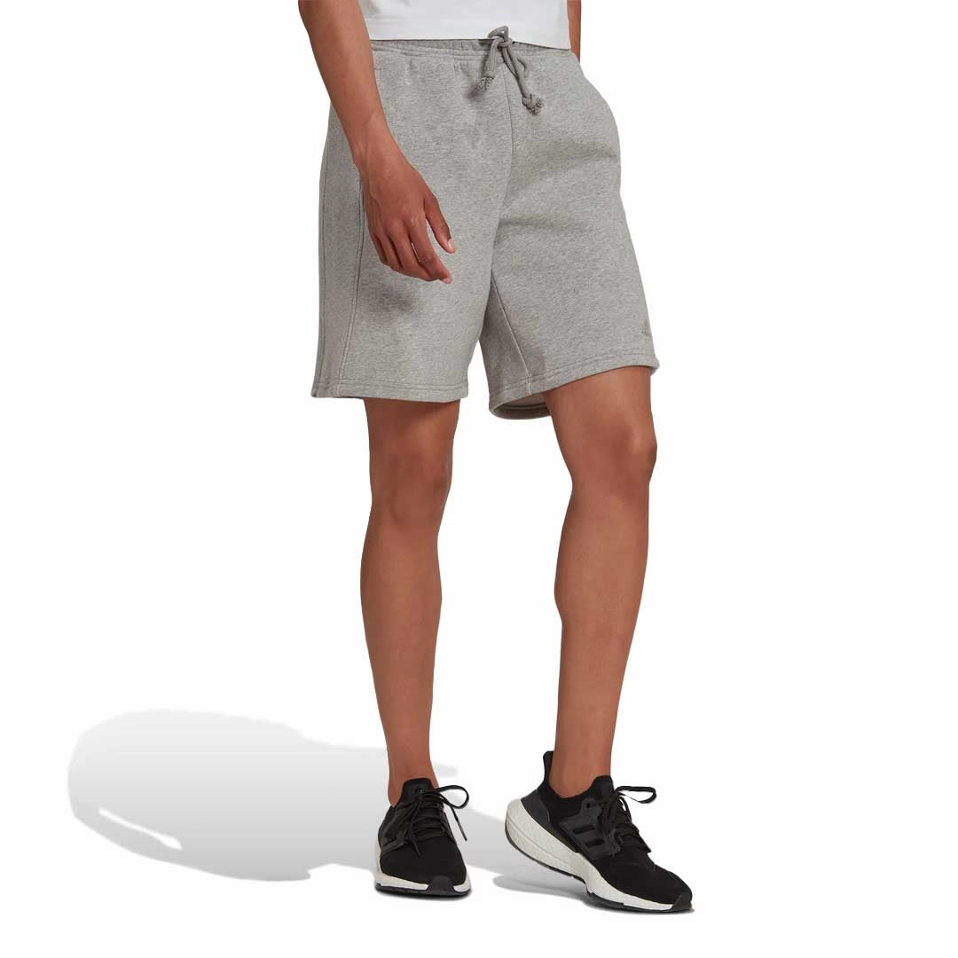 adidas - Women's All SZN Fleece Shorts (HC8843) Office Friendly Quick drying material