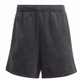 Breathable mesh lining adidas - Women's All SZN Fleece Washed Shorts (IL1513)