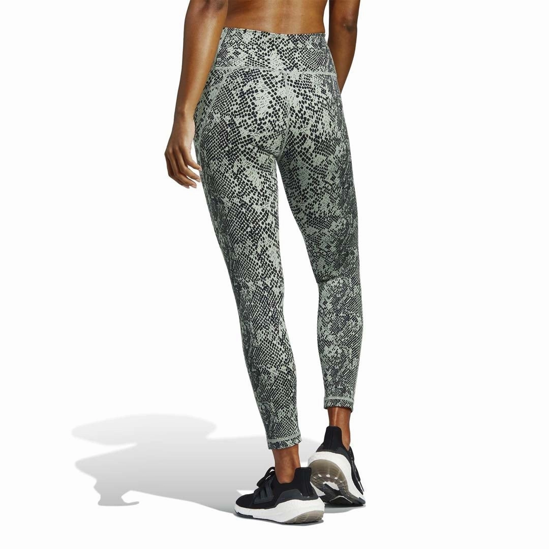 No Gap Waist Construction Performance Support adidas - Women's Animal Print 7/8 Leggings (HR2967)