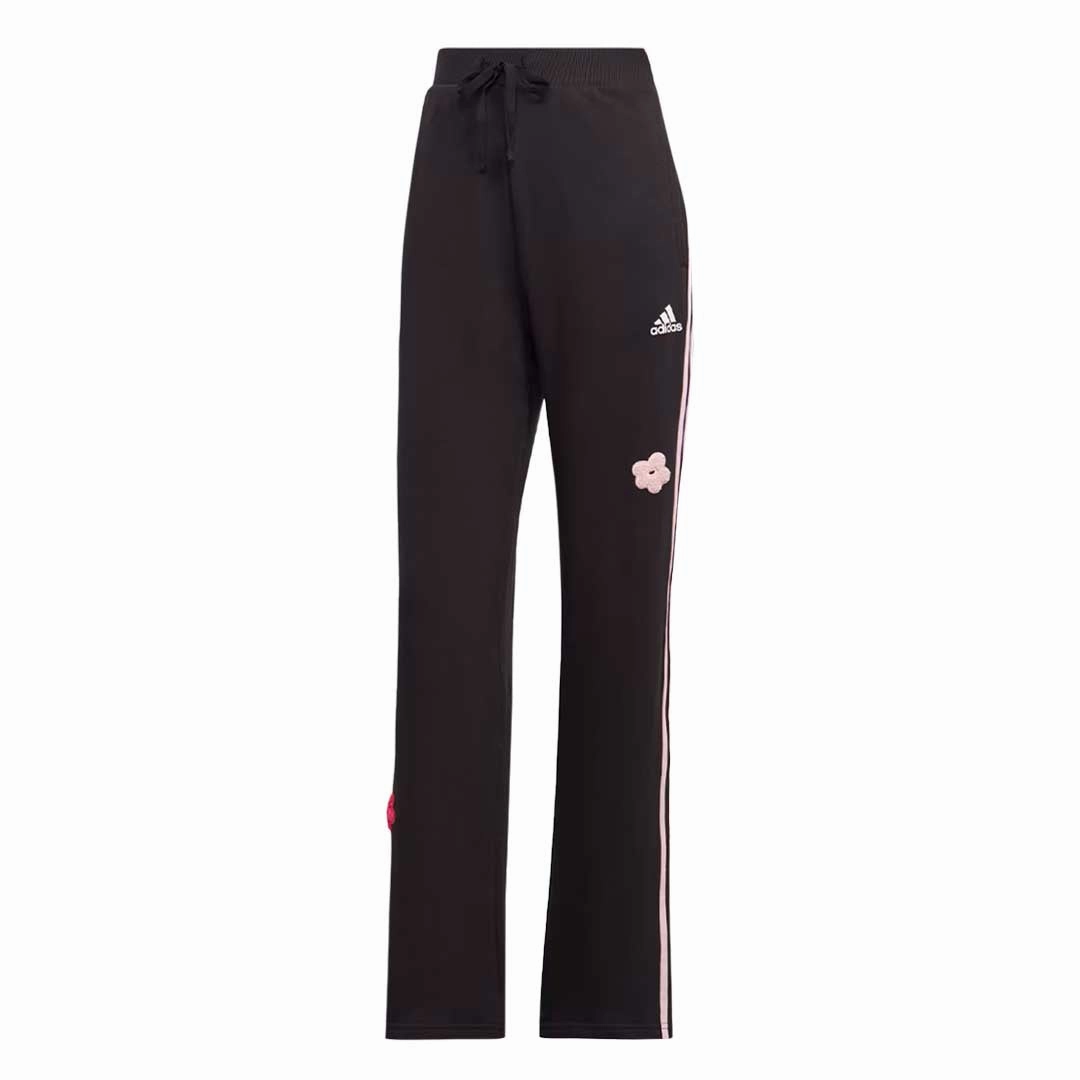 Flexible shape Quick Slip adidas - Women's Chenille Flower Patches 3-Stripes Jogger (IC0018)