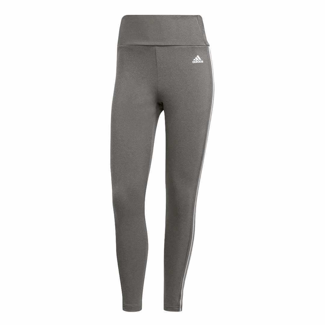 adidas - Women's Designed to Move High-Rise 3-Stripes 7/8 Sport Leggings (GL4043) Reversible design