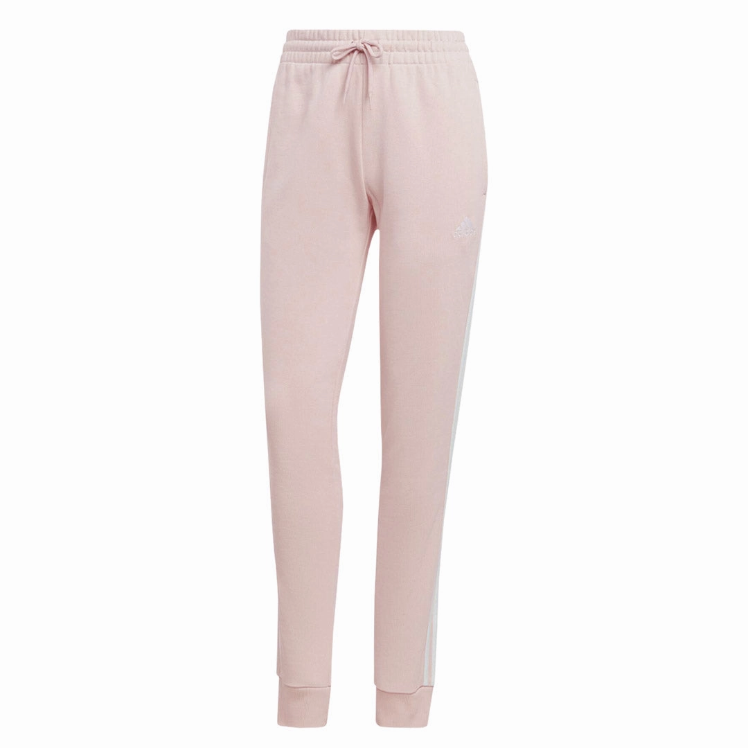 Moisture Wicking Fabric adidas - Women's Essentials 3-Stripes French Terry Cuffed Pant (IC9924)
