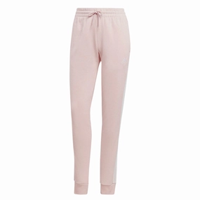 Moisture Wicking Fabric adidas - Women's Essentials 3-Stripes French Terry Cuffed Pant (IC9924)