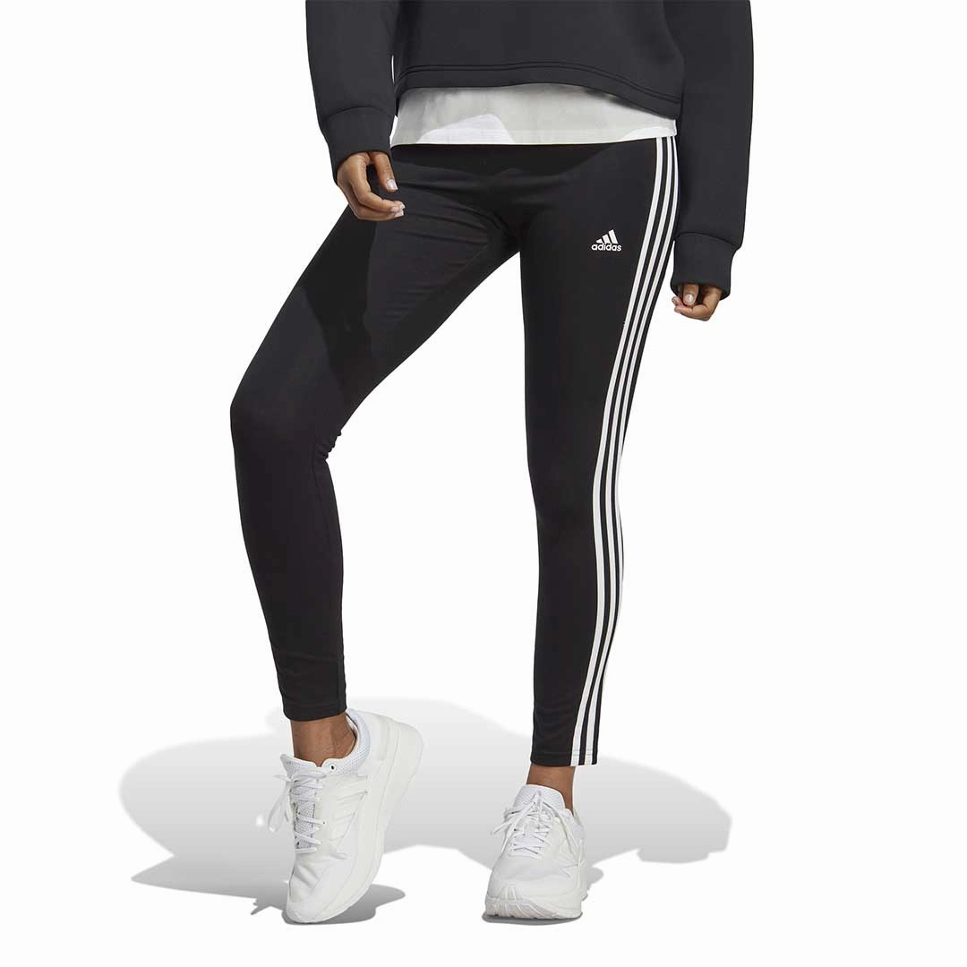 Stretch Panels adidas - Women's Essentials 3 Stripes High Waisted Single Jersey Leggings (IC7151)