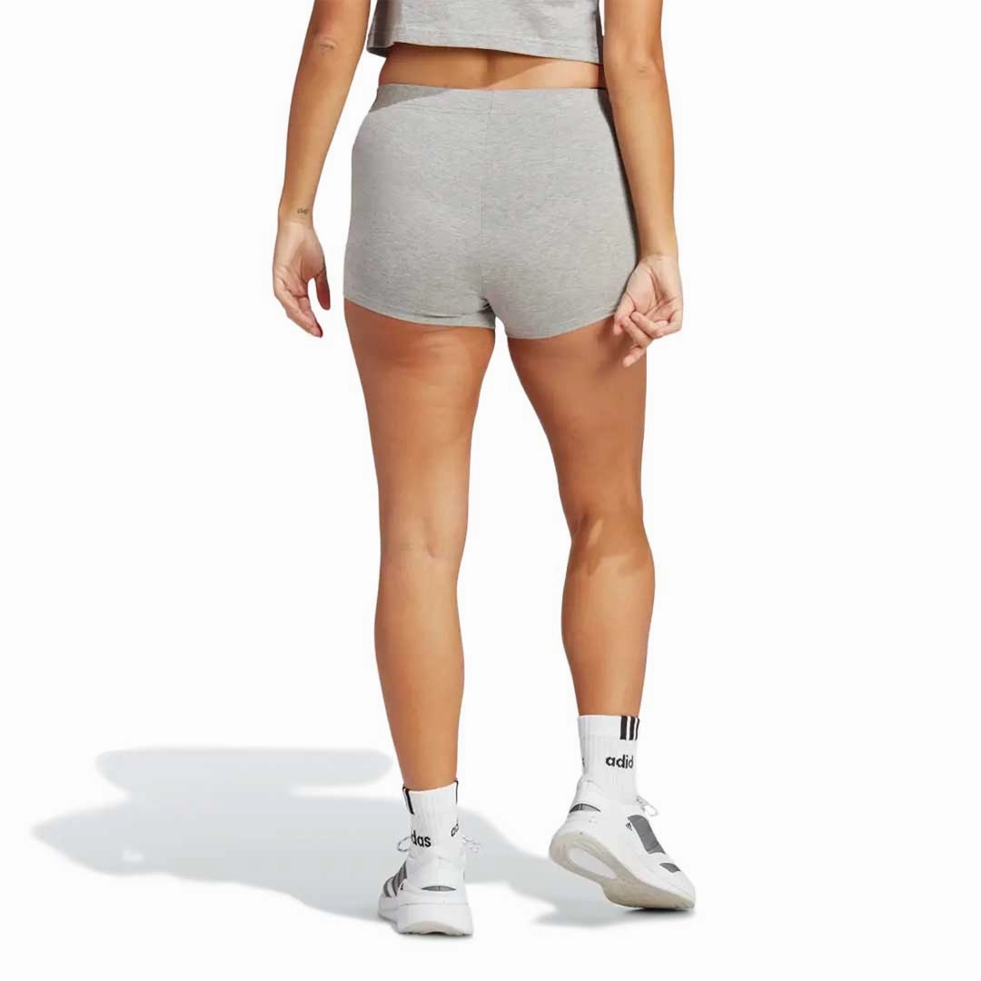 adidas - Women's Essentials 3-Stripes Single Jersey Booty Shorts (IC0758) Outdoor Essentials