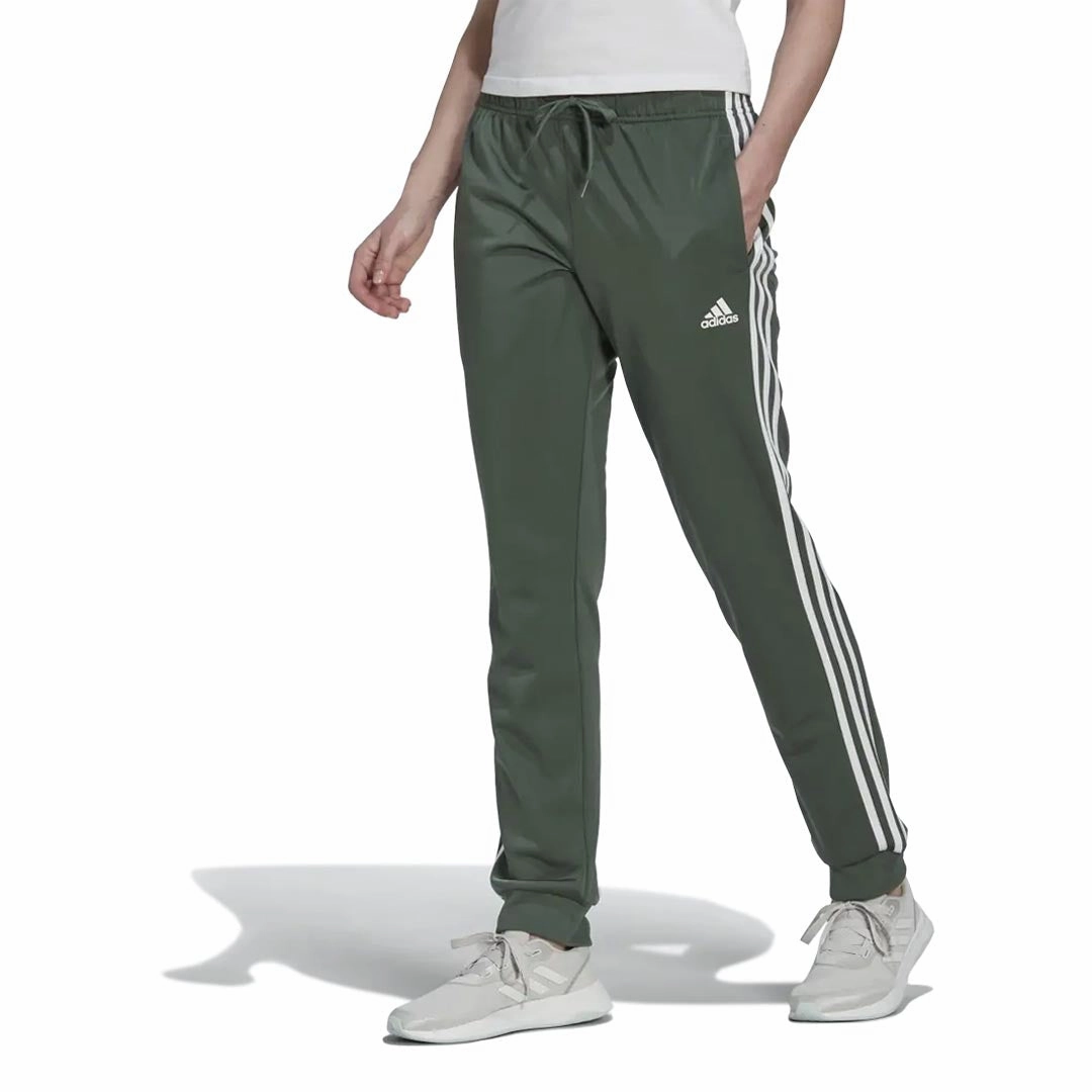 adidas - Women's Essentials Warm-Up 3-Stripes Trackpant (HL2091) OrganicCotton High Stretch Fit
