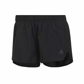 adidas - Women's Fast Running 3 Inch Shorts (HE0345-3IN) Sophisticated Look OrganicCottonBlend