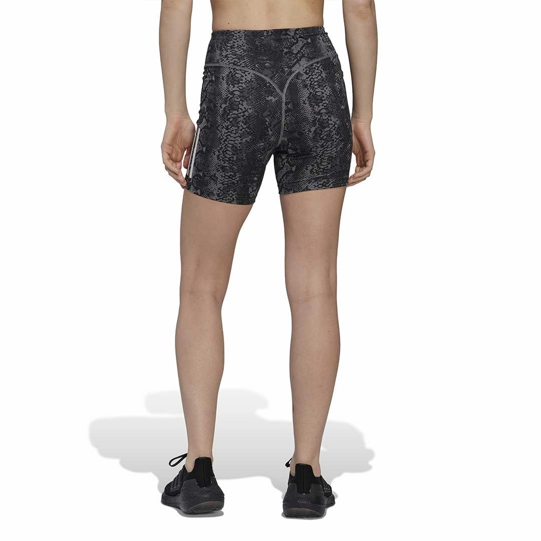 tech fabric adidas - Women's Hyperglam Aeroready High Rise Tight Shorts (H44780)