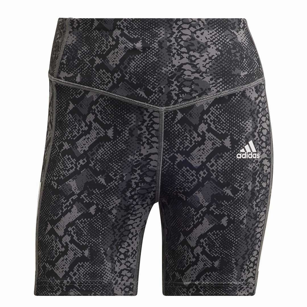 Seasonal Basic LightweightWeave adidas - Women's Hyperglam Aeroready High Rise Tight Shorts (H44780)