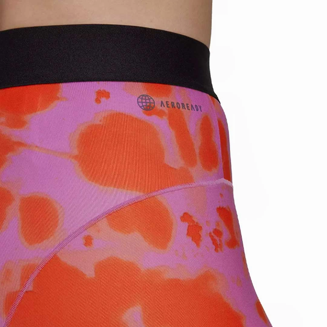 adidas - Women's Hyperglam Printed 7/8 Tights (HK9998) Structured fabric Quick Adjust Fit