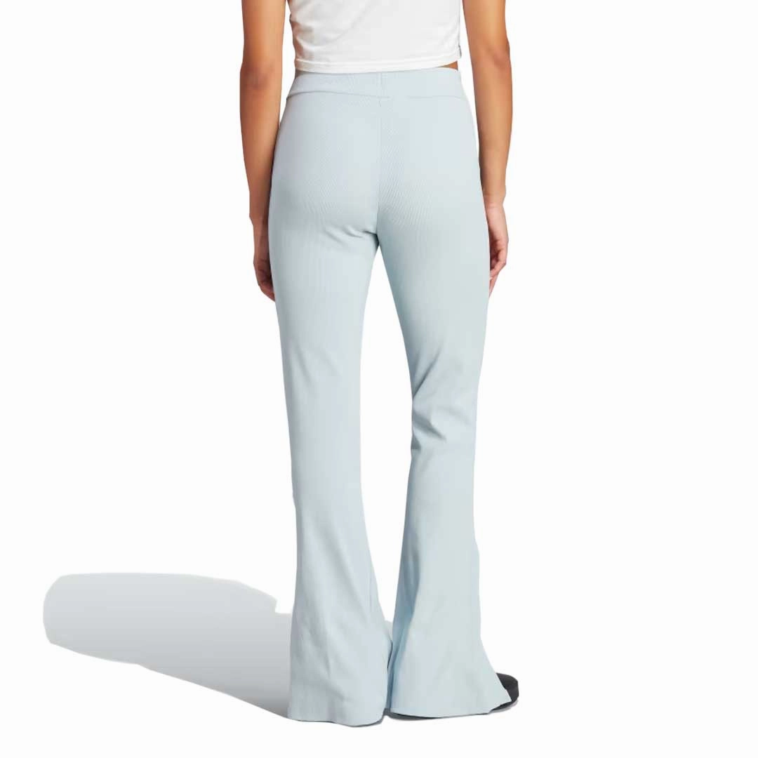 adidas - Women's Lounge Ribbed Flared Leg Pant (IA3004) Structured fabric Fashion Staple