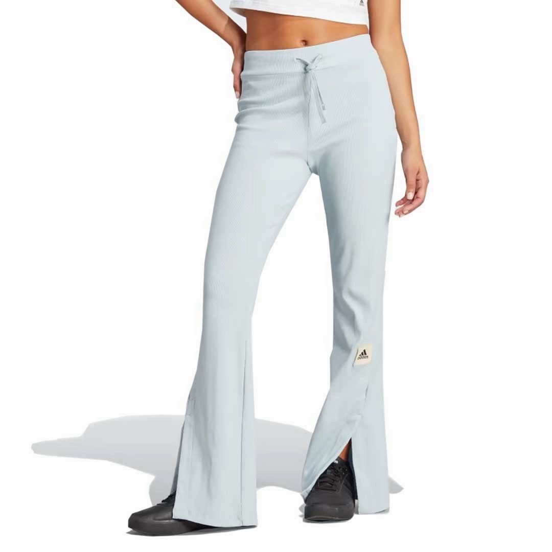 adidas - Women's Lounge Ribbed Flared Leg Pant (IA3004) Flex Wear Design