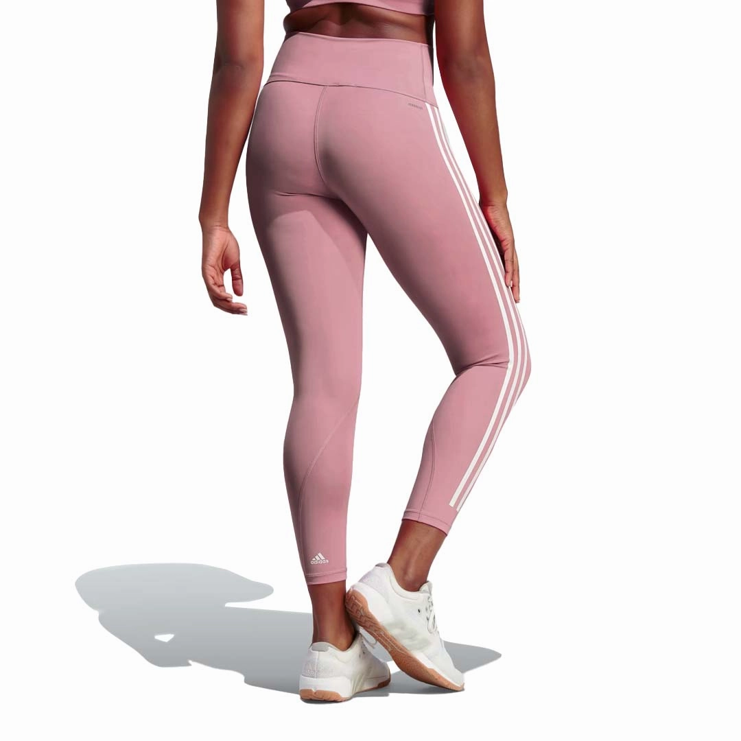 Training Wear Formal Look adidas - Women's Optime TrainIcons 3-Stripes 7/8 Leggings (IK4295)