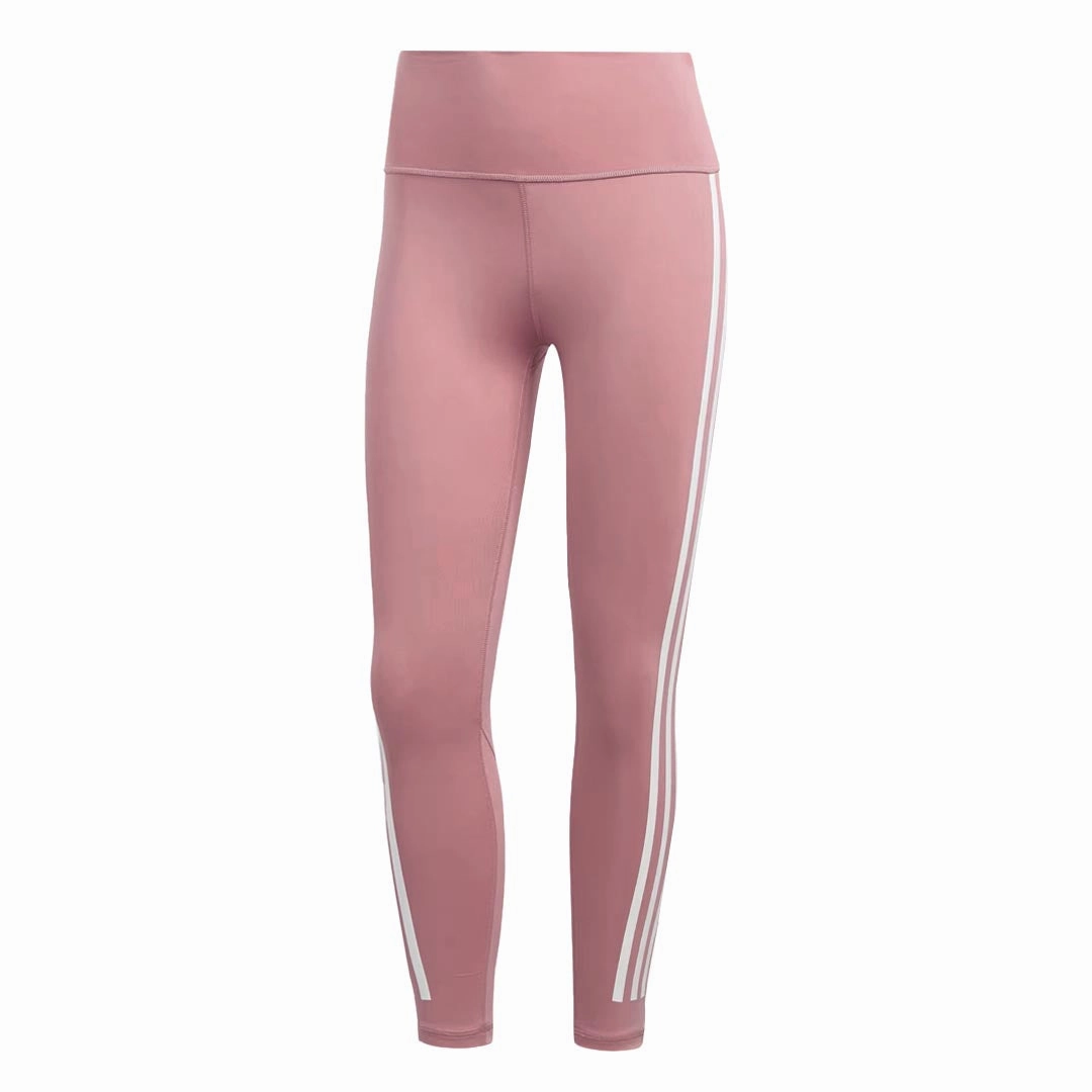 Dark wash Smooth Fit Lining adidas - Women's Optime TrainIcons 3-Stripes 7/8 Leggings (IK4295)