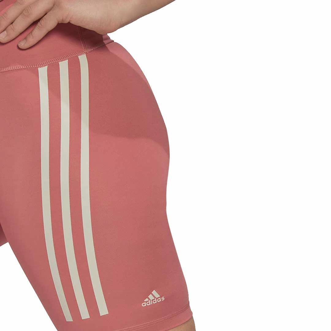 All-Purpose Comfort adidas - Women's Optime Trainicons 3-Stripes Biker Shorts (HK2552)