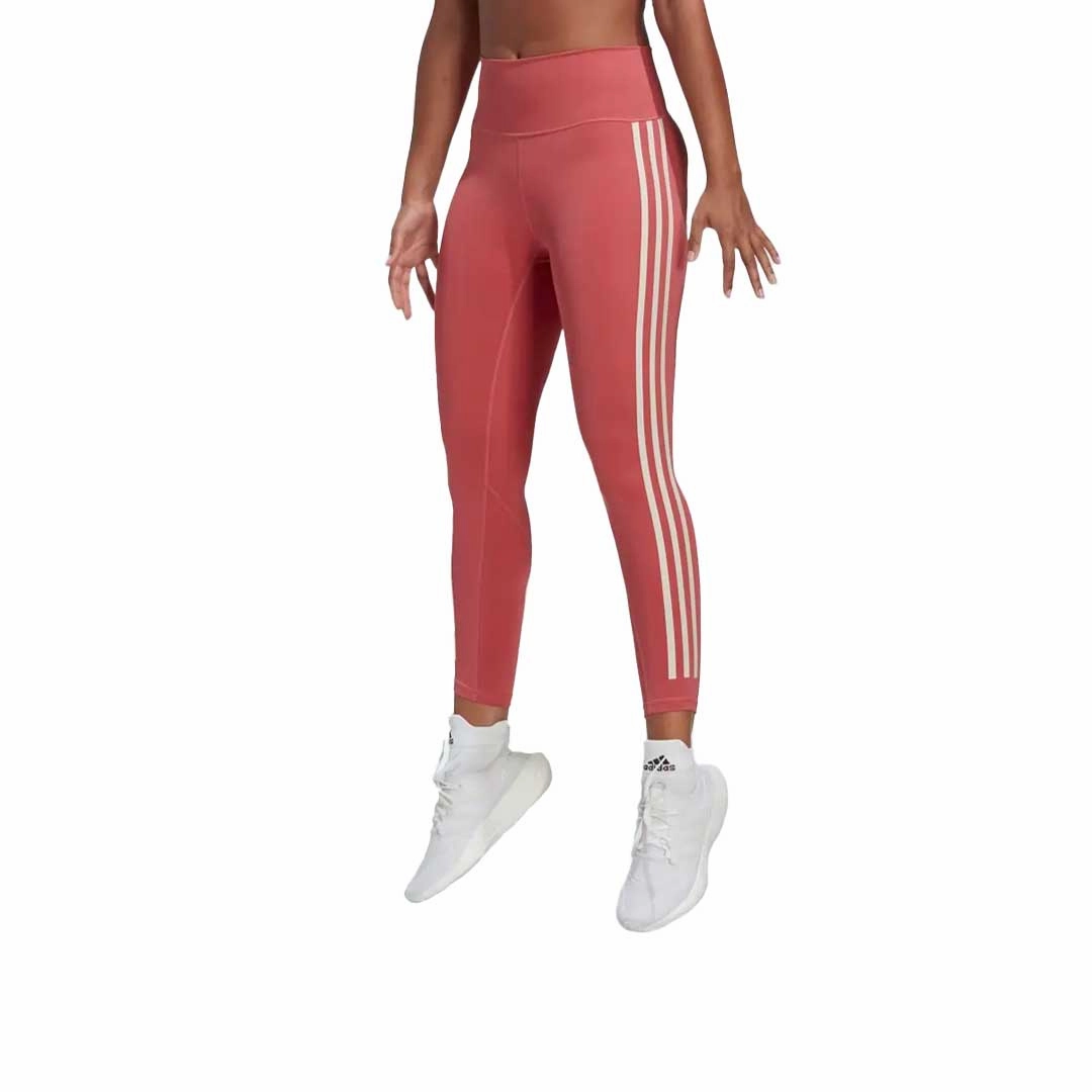 adidas - Women's Optime Trainicons 7/8 Leggings (HM1151) Reinforced Knees Chic Vibe