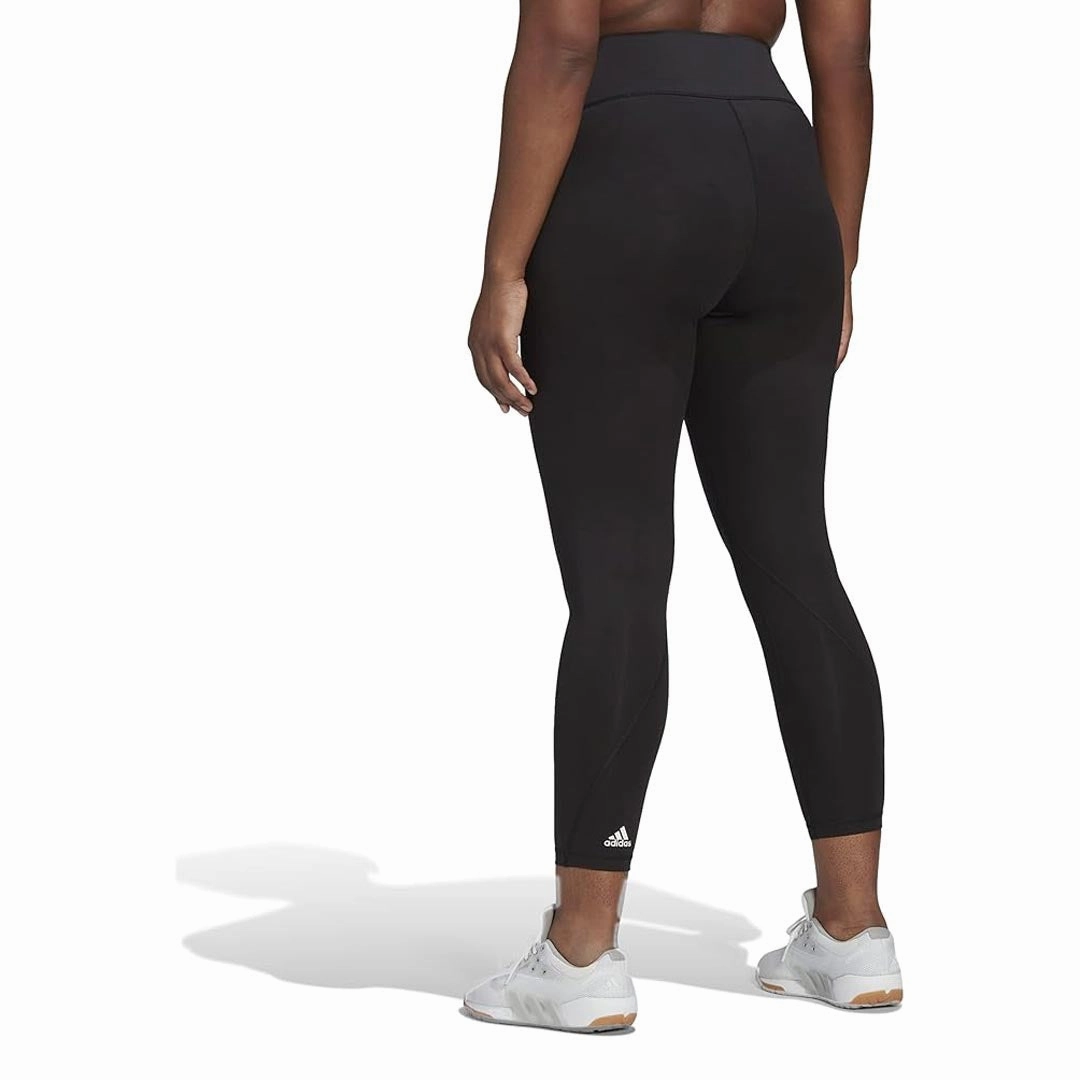 hypoallergenic Ripstop Texture adidas - Women's Optime Training Leggings (Plus Size) (H64226)