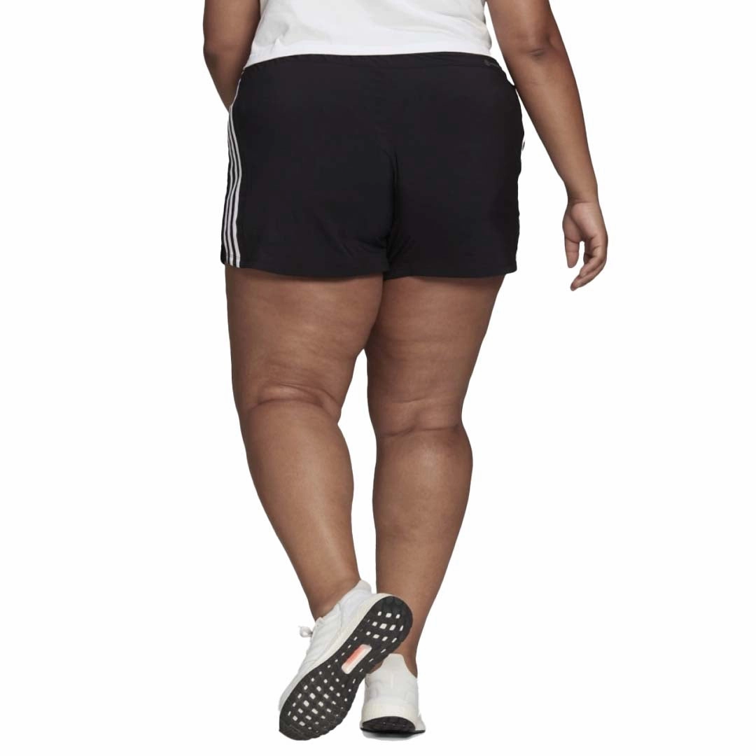 Quick Layer Soft Comfort adidas - Women's Pacer 3-Stripes Woven Shorts (Plus Size) (H59079)