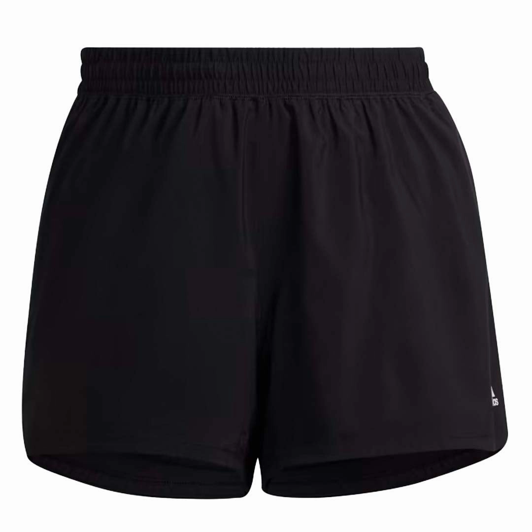 Secure Closures FrictionResistantEdging adidas - Women's Pacer 3-Stripes Woven Shorts (Plus Size) (H59079)