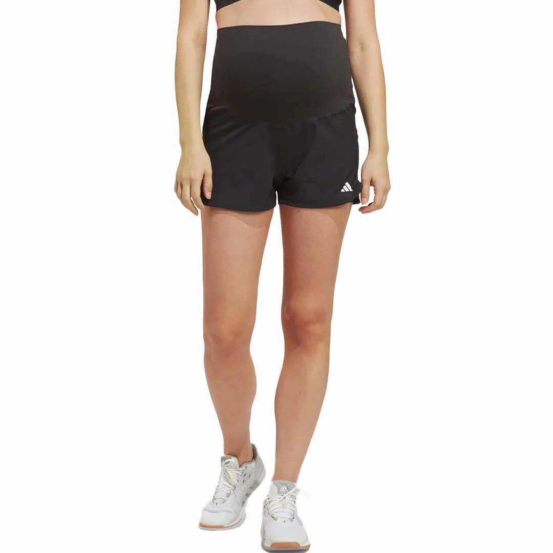 adidas - Women's Pacer Essentials Shorts (Maternity) (IB8546) Soft Material Comfy Active