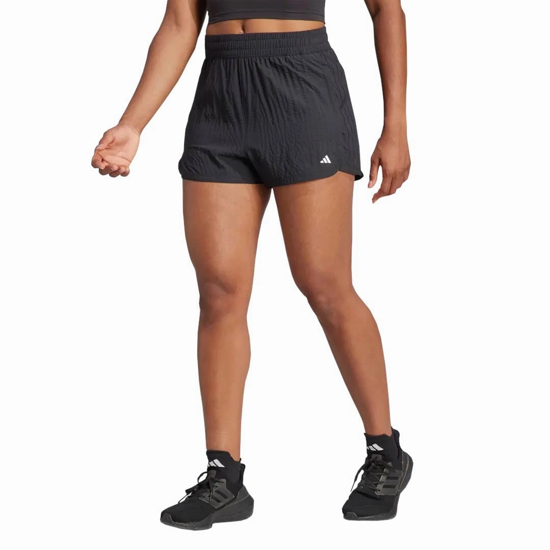Wrinkle resistant fabric adidas - Women's Pacer Training High-Waist Woven Shorts (IM2330)